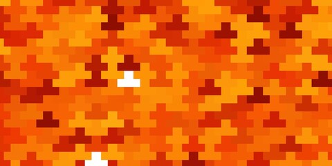 Light Orange vector pattern in square style.