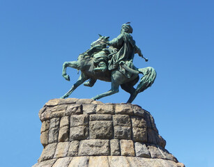 Fototapeta premium sculpture of the hetman