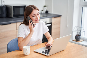 Girl chatting with her bestie