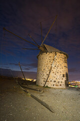 Old ruined windmill in Bodrum