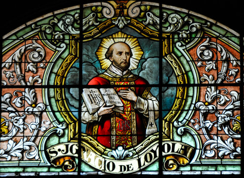Saint Ignatius, of Loyola, Stain Glass