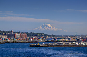 Fototapeta premium Departing Seattle