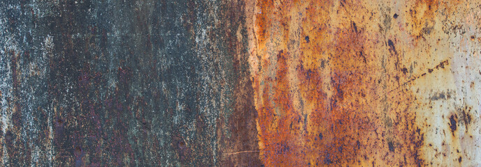 texture of rust on old grunge metal surface background