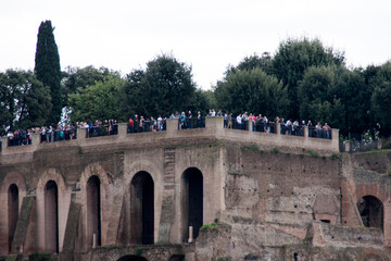 Fototapeta premium Monumento o Monument en la ciudad de Roma o Rome en el pais de Italia o Italy