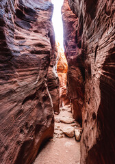 inside a canyon