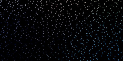 Dark Blue, Yellow vector layout with bright stars.