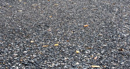 texture of gravel stones on ground background