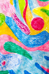 Geometric Fabric Print. Creative Print. Hand