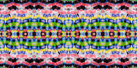 Paint Canvas. Colorful Texture. Shibori Oil