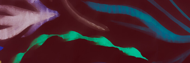 Summer Composition. Ocean Invitation. Multicolor Botanical Design. Indian Fabric.  Rainbow Red and Black Folk Doodle.  Summer Composition. Abstract Creative Wallpaper.