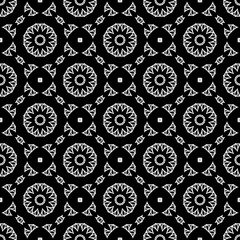 Black and white pattern with geometric form, monochrome, simple texture