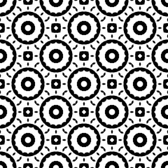 Black and white pattern with geometric form, monochrome, simple texture
