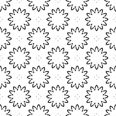 Black and white pattern with geometric form, monochrome, simple texture