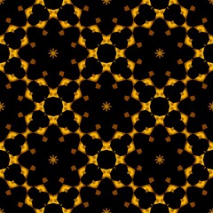 Regal pattern with golden and black color, luxury pattern