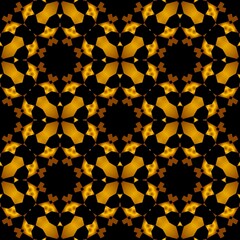 Regal pattern with golden and black color, luxury pattern