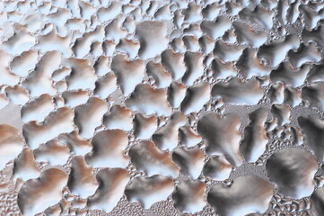 Water drops on glass