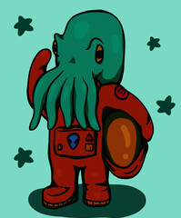 Pulpito astronauta © Isaac