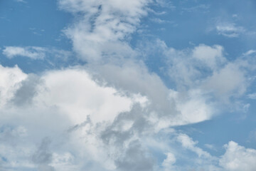 Clouds in blue sky