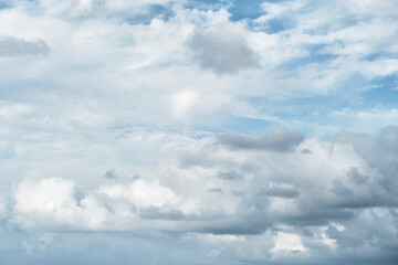 Clouds in blue sky