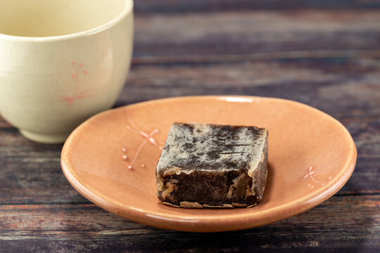 Kintsuba, confection of sweetened beans wrapped in wheat-flour dough