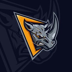 Rhino mascot design