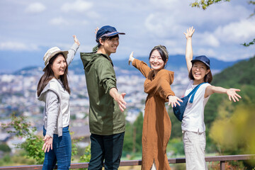 遊びにきた仲間
