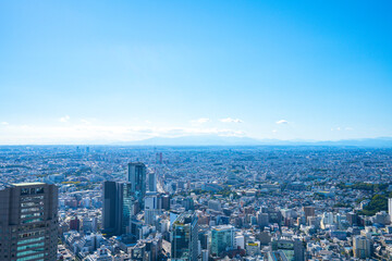 【渋谷スカイより】東京都、都市景観/世田谷区の街並み