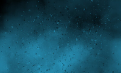 Deep Sky color smoke on black background