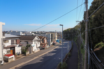 Fototapeta na wymiar 町田街道（神奈川県藤沢市）