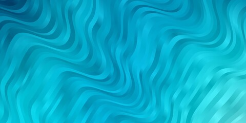 Light BLUE vector background with curves.