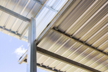 Obraz premium metal sheet roof