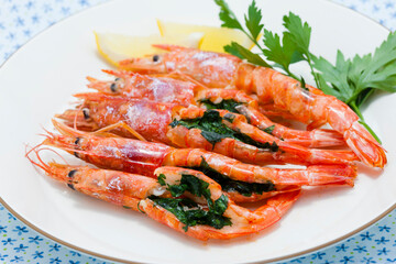 えびのハーブ焼き