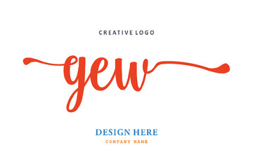 GEW lettering logo is simple, easy to understand and authoritative