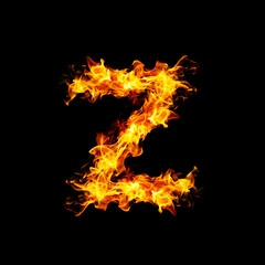 Fire letter Z.