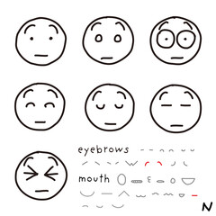hand-drawn facial expression icon_07_n