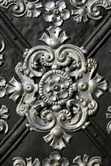 antique metal gate decoration