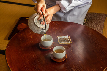 日本茶　Japanese tea set