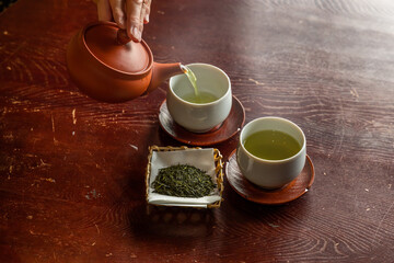 日本茶　Japanese tea set