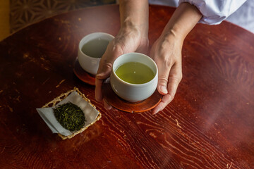 日本茶　Japanese tea set