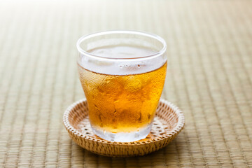 冷たい麦茶