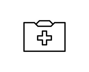 Obraz premium Medical line icon