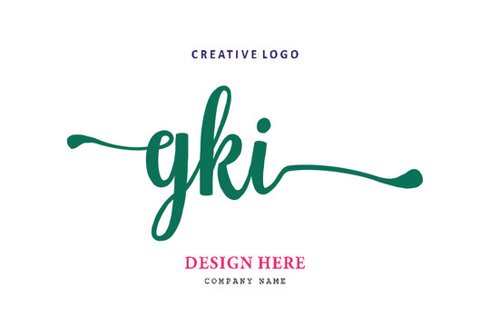 GKI lettering logo is simple, easy to understand and authoritative