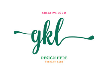 GKL lettering logo is simple, easy to understand and authoritative