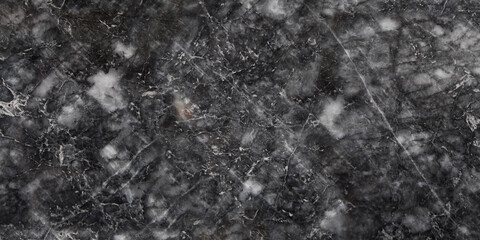 Fototapeta na wymiar marble background with gray and white veins on a black background