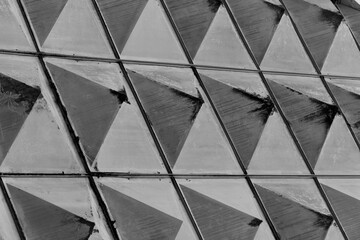 triangle grey shadow geometric pattern line architecture background
