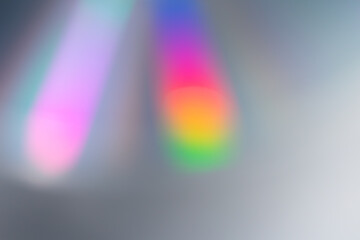Blurred rainbow light refraction from the surface of a DVD,Prism Rainbow Light Flares