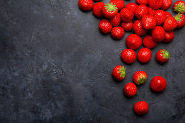 Ripe garden strawberry
