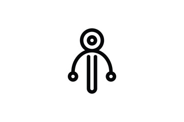 Baby Outline Icon - Toys