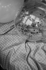 Photos from the holiday. Balloon with sequins
