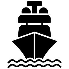 
A package boarded on a big cargo ship to enlighten idea of ship by sea
